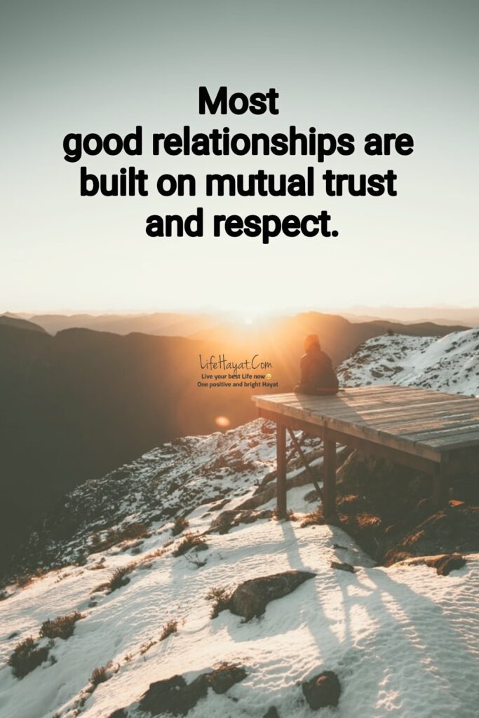 Treat people with respect