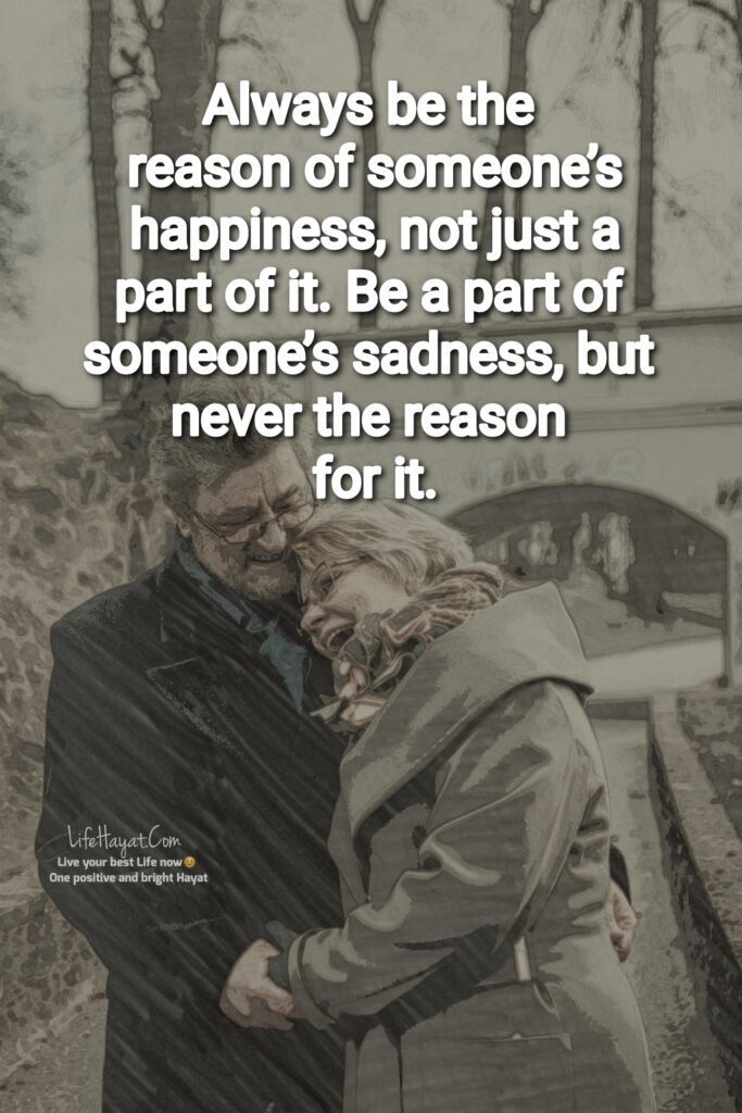 The best way to be happy