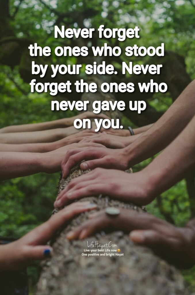 Who never gave up on you