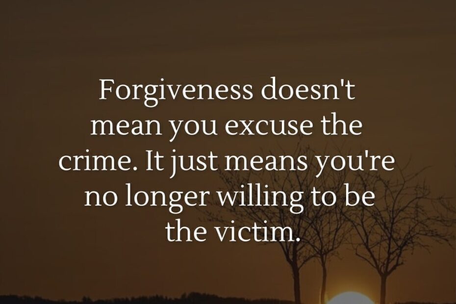 Forgiveness-means