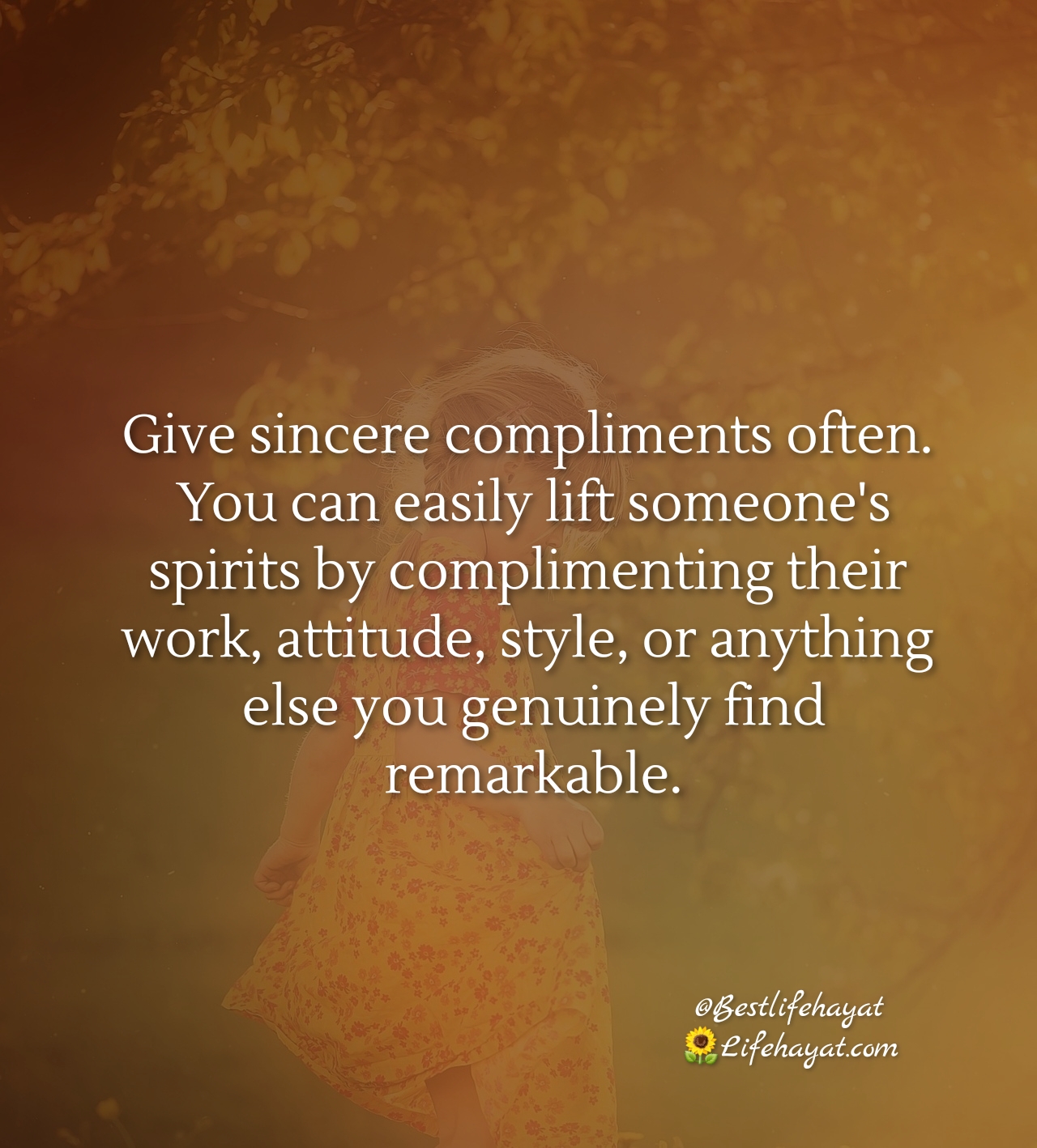 Sincere-compliments