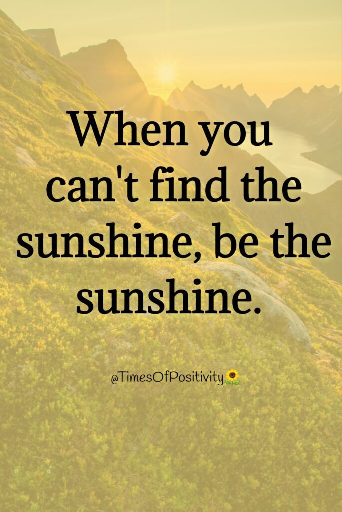 Be-the-sunshine
