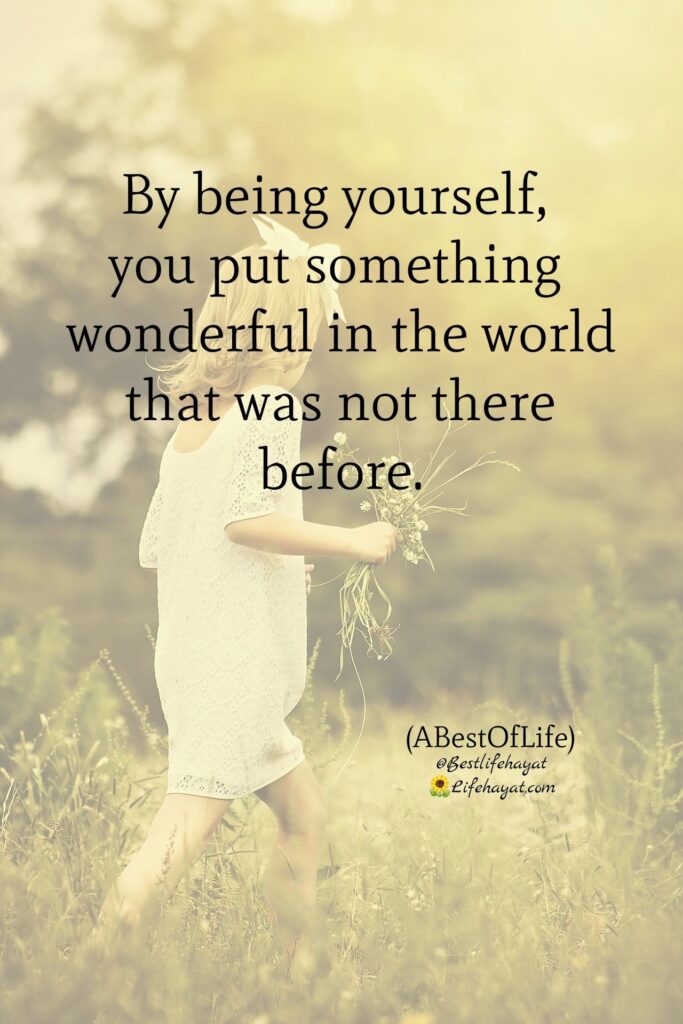 Being-yourself